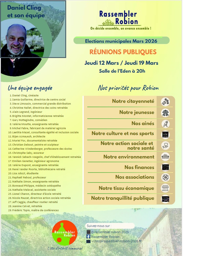 Rassembler Robion 2026